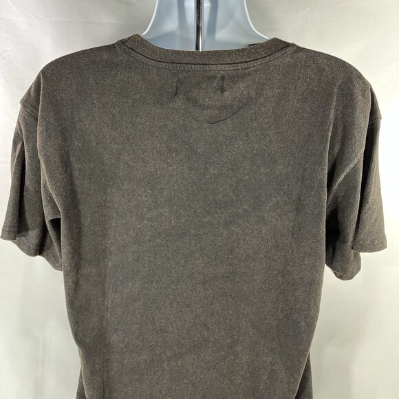 REASON BRAND T SHIRT MENS LARGE BLACK BROWN TIE DYE WANTED CASH REWARD HORSE NWT - Picture 8 of 12